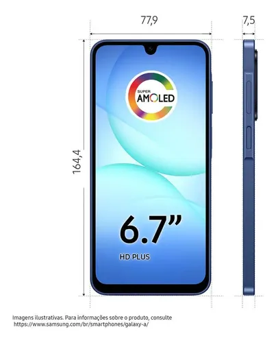 Celular Samsung Galaxy A17 5g Com Ia, 256gb, 8gb Ram, Câm De 50mp, Tela De 6.7 , Nfc, Ip54 - Azul — foto 11