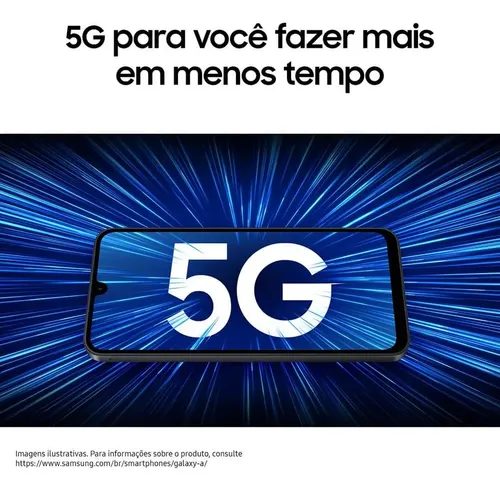 Celular Samsung Galaxy A17 5g Com Ia, 256gb, 8gb Ram, Câm De 50mp, Tela De 6.7 , Nfc, Ip54 - Azul — foto 3