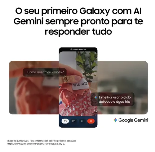 Celular Samsung Galaxy A17 5g Com Ia, 256gb, 8gb Ram, Câm De 50mp, Tela De 6.7 , Nfc, Ip54 - Azul — foto 4