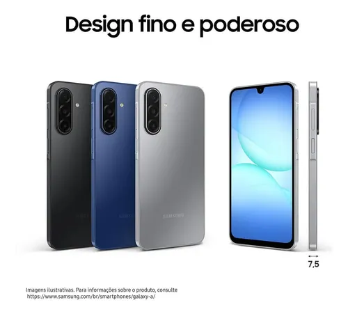 Celular Samsung Galaxy A17 5g Com Ia, 256gb, 8gb Ram, Câm De 50mp, Tela De 6.7 , Nfc, Ip54 - Azul — foto 8