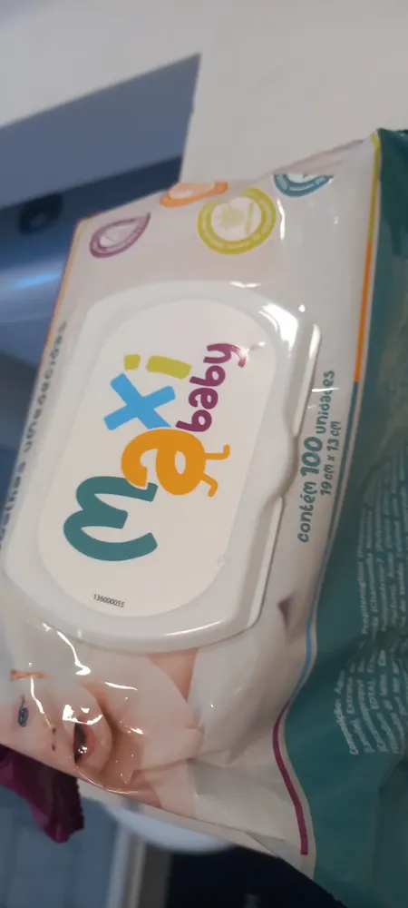 Kit 10 Toalhas Umedecida Hipoalergênico 100un Cada Maxi Baby 14