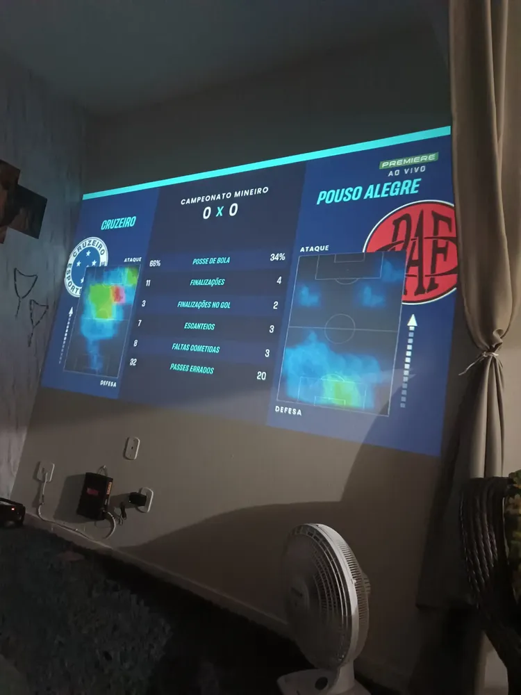 Projetor Mini Hy320 Wi-fi Smart Tv 4k Hd 110v/220v Portatil 15