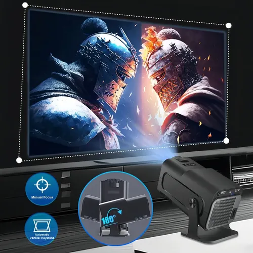 Projetor Mini Hy320 Wi-fi Smart Tv 4k Hd 110v/220v Portatil 4
