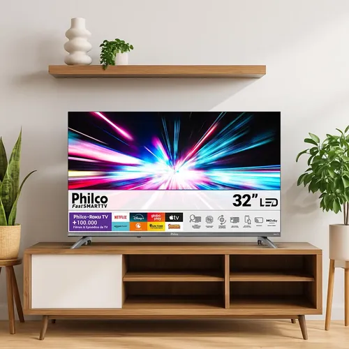 Smart Tv 32 Philco Roku Tv Dolby Áudio Hdr10 P32crb 7