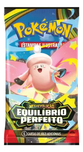 Cartas Pokémon Equilíbrio Perfeito Chikorita 25 Cards Copag 3
