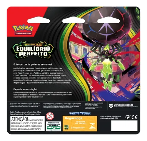 Cartas Pokémon Equilíbrio Perfeito Chikorita 25 Cards Copag 4