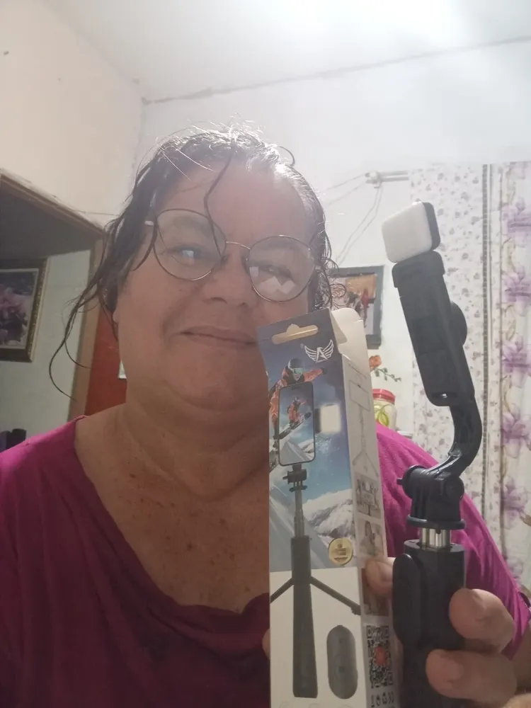 Bastão Tripé Pau Selfie Bluetooth 170cm, Controle, Tripé Bastão De Selfie Extensível, Eletro Mex 13