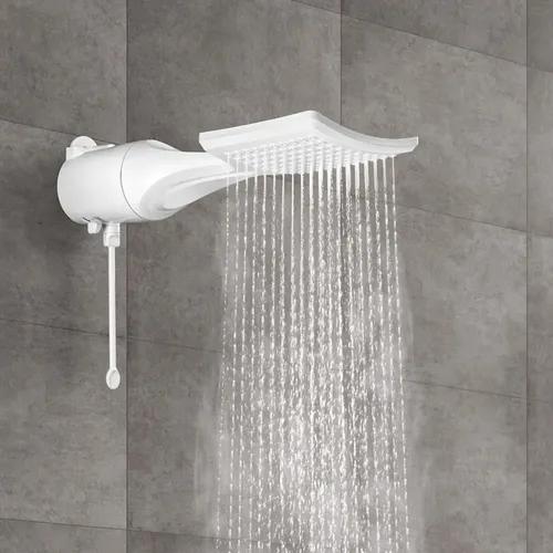 Chuveiro Ducha Loren Shower Eletrônica Lorenzetti Branco Cor Branco Potência 5.5 Kw 5