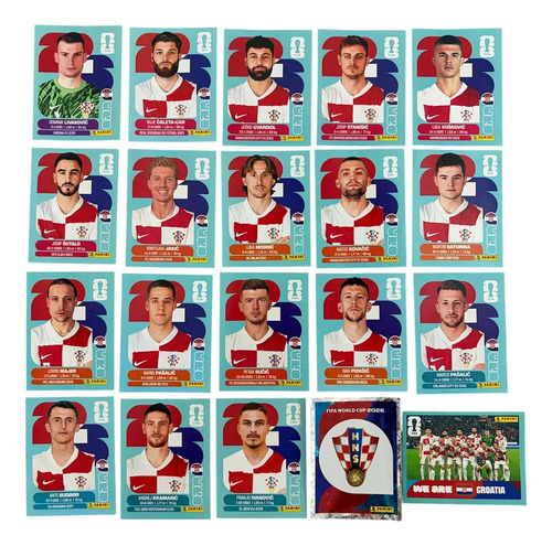 Figurinha Selecao Croacia Avulso Album Copa Mundo 2026 Cro1